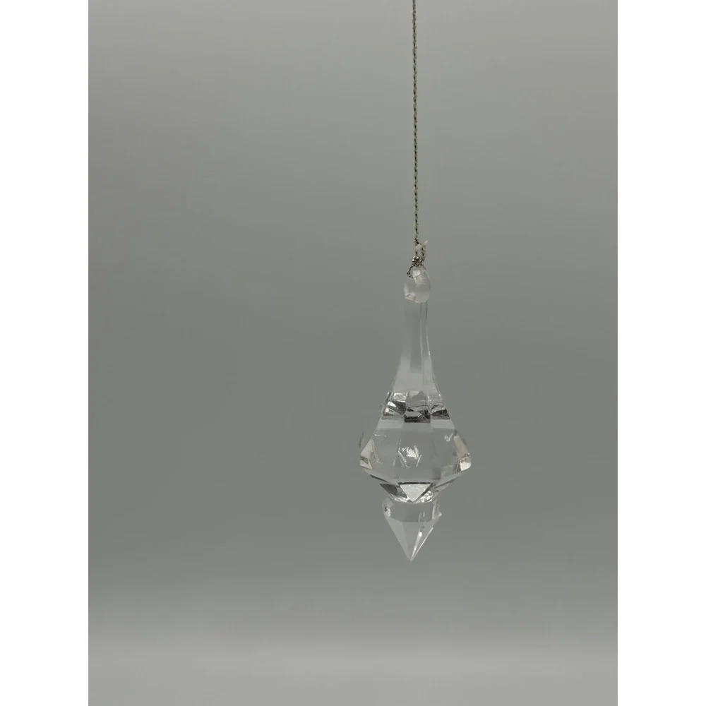 Prism Style Acrylic Tree Ornament 2.5